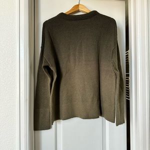 Forest green ombré sweater from Banana Republic